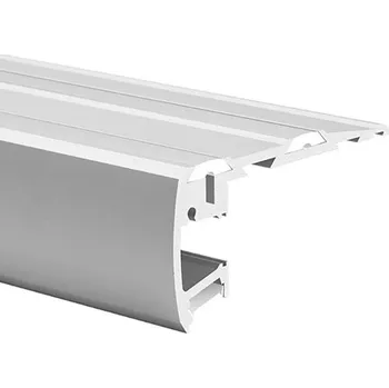 LED lišta LED hliníkový profil KLUŚ STEP stříbrná anoda 2m