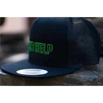 Kšiltovka KŠILTOVKA (TRUCKER) SAVES HELP - Fotbal - Name - BLK/GRN - SHKF008