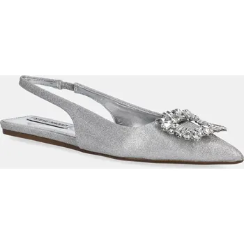 Dámské baleríny Baleríny Steve Madden Calista stříbrná barva, s odkrytou patou, SM11003625 SM11003625.SIG SLV, EUR 39