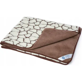 přikrývka VLNĚNÁ PŘIKRÝVKA 160x200 CAMEL KAŠMÍR GIULIA CK4