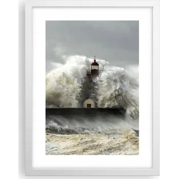 Obraz Obraz plakát v bílém rámu do obýváku 30x40 krajina plakáty na zeď