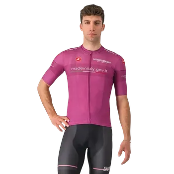 cyklistický dres Dres CASTELLI Giro Classification ciclamino XL