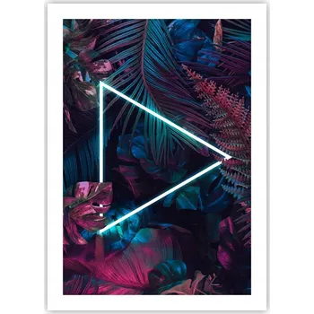 Obraz Plakát bez rámu do obýváku ložnice 50x70 abstrakce moderní módní obraz