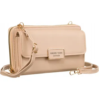 Kabelka 4U Cavaldi kabelka přes rameno eko kůže béžová