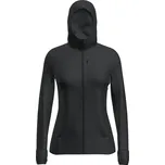 Mikina na zip s kapucí a dlouhým rukávem dámská ICEBREAKER W Mer 260 Quantum IV LS Zip Ho BLACK - S