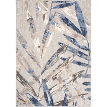 Koberec KOBEREC Patio 120x170 na terasu, provázkový, motiv listů v1