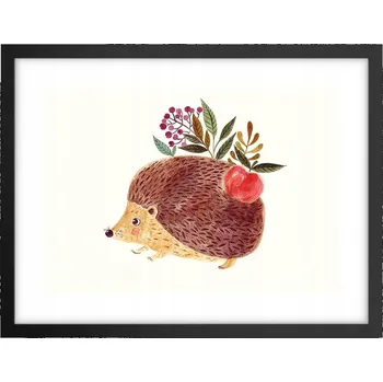 Obraz Obraz plakát v černém rámu do obýváku 40x30 jež foto plakáty na zeď