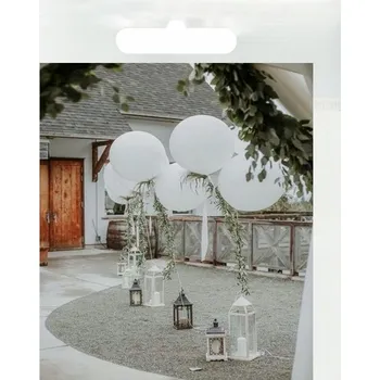 Balónek Bílý balónek XXL 1m KOULE