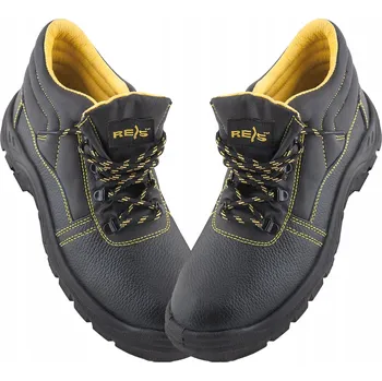 Pracovní obuv Bezpečnostní BOZP obuv, kožené kotníkové boty, vel. 50