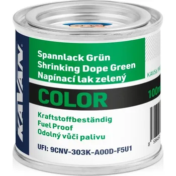 RC vybavení KAVAN napínací lak COLOR, zelený, 100ml