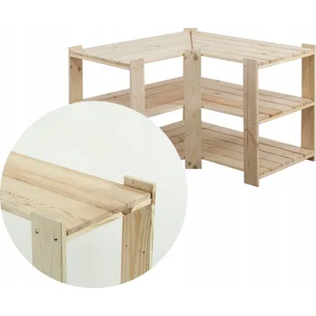 Knihovna Knihovna Wamar-Sosenka 80 x 64 x 50 cm borovice