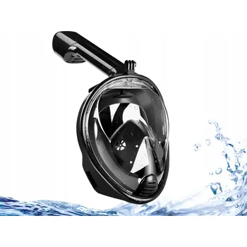 Potápěčská maska Potápěčské brýle, celoobličejová, s trubičkou Falcon POTÁPĚČSKÉ BRÝLE PLNOOBLIČEJOVÁ L/XL černá