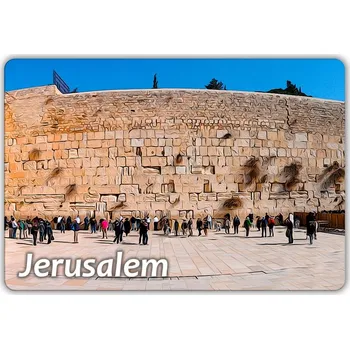 Obraz IZRAEL - Jeruzalém - Zeď nářků - Západní zeď - Magnet na lednici
