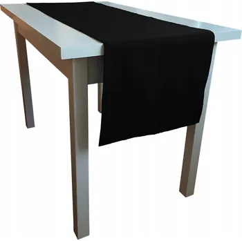 Prostěradlo Běžec na stůl černý 130 x 40 cm