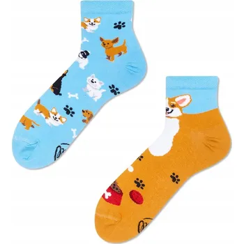 Pánské ponožky Many Mornings Ponožky Veselý Pes Kotníkové Vícebarevné velikost 43-46