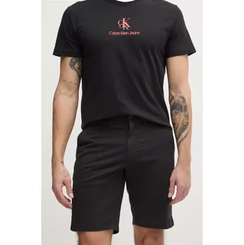 Pánské kraťasy Kraťasy Calvin Klein pánské, černá barva, K10K114063 99X, vel. 34