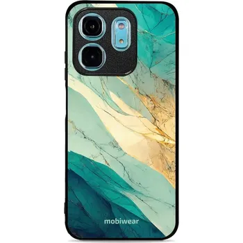 Pouzdro na mobilní telefon Lesklý kryt Mobiwear Glossy - Infinix Smart 9 - G024G - Zlatavý a zelenkavý mramor (Prémiové lesklé pouzdro, obal, kryt Mobiwear Glossy na mobil Infinix Smart 9 - G024G - Zlatavý a zelenkavý mramor, materiál Plast + TPU silikon - krytí po všech stranách,)