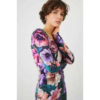 Dámské tričko Tričko s dlouhým rukávem Medicine dámské, tyrkysová barva RS25.BUD302 69A, vel. XS