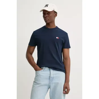 Pánská móda Bavlněné tričko Tommy Jeans DM0DM20322 námořnická modř 59X, vel. L