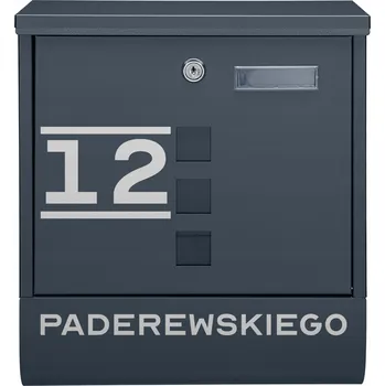 Poštovní schránka Poštovní schránka euroschránka, vhoz M-TEC šedá