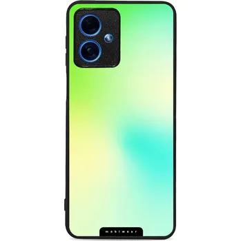 Pouzdro na mobilní telefon Lesklý kryt Mobiwear Glossy - Motorola Moto G54 5G - G062G Zelenkavý odstín (Prémiové lesklé pouzdro, obal, kryt Mobiwear Glossy na mobil Motorola Moto G54 5G - G062G Zelenkavý odstín, materiál Plast + TPU silikon - krytí po všech stranách, neošoupatelný)