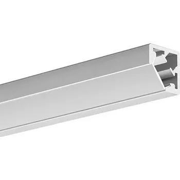 LED lišta LED hliníkový profil KLUŚ KUBIK-45 stříbrná anoda 1m