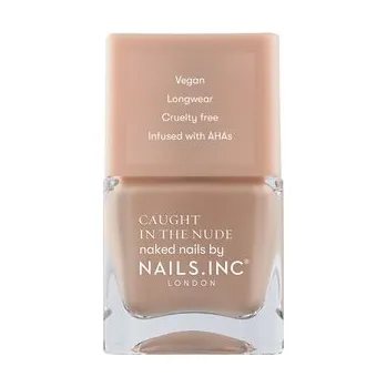 Lak na nehty Nails Inc. London Caught In The Nude veganský lak na nehty v nude odstínech 14 ml, Mykonos Beach