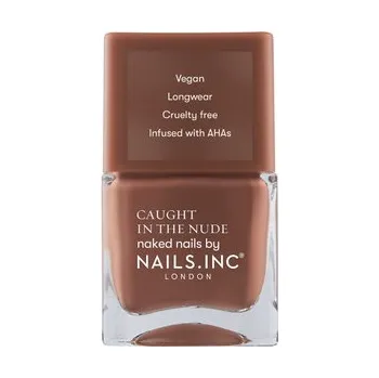 Dekorativní kosmetika Nails Inc. London Caught In The Nude veganský lak na nehty v nude odstínech 14 ml, Tulum Beach