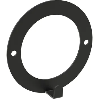 Věšák Šatní ramínko kovový Domer černý