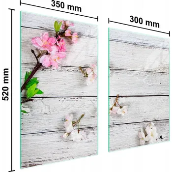 Kuchyňské prkénko Krájecí deska TMK ArtDeko sklo 2 ks