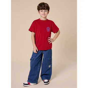 Dětská móda Sinsay - Tričko s potiskem - červená - 195DX-33X - 195DX-33X-116