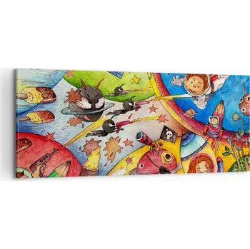 Obraz Foto obraz na plátně 100x40 pro děti, do obýváku, ložnice na zeď, velký