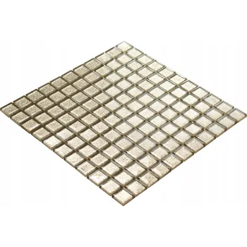 Obklad Skleněná mozaika Englass 30 x 30 cm, odstíny hnědé a béžové, odstíny žluté a zlaté