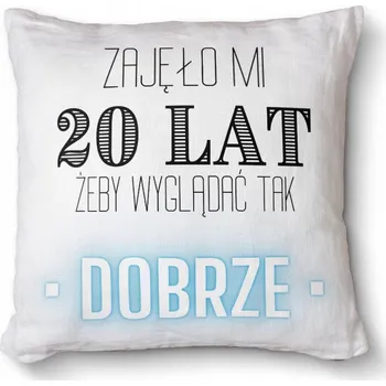 Polštář Dekorativní Foto Polštář 40x40 cm - Trvalo mi 20 let, abych vypadal/a tak dobře