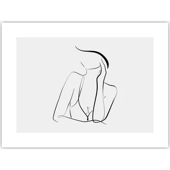 Obraz Obraz plakát do obýváku ložnice 40x30 žena foto na zeď bez rámu