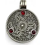 Drakkaria ORLÍ HLAVY, Triskel, anglosaský stříbrný přívěsek, Ag 925