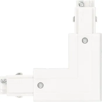 IP kamera Spojka 'L' PRAVÁ BÍLÁ pro Spojování Osvětlovacích Lišt Vnější Rohová