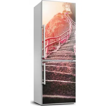 Fototapeta Tapeta na ledničku samolepící Schody v horách 70x190