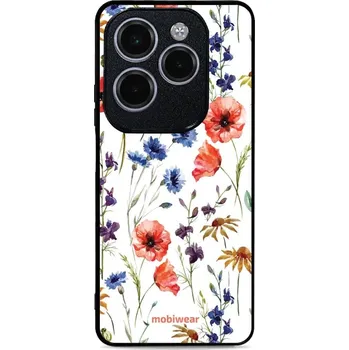 Pouzdro na mobilní telefon Lesklý kryt Mobiwear Glossy - Infinix HOT 40 Pro - G032G - Luční kvítí (Prémiové lesklé pouzdro, obal, kryt Mobiwear Glossy na mobil Infinix HOT 40 Pro - G032G - Luční kvítí, materiál Plast + TPU silikon - krytí po všech stranách, neošoupatelný potisk,)