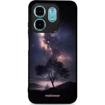 Pouzdro na mobilní telefon Lesklý kryt Mobiwear Glossy - Infinix HOT 50i - G005G Strom s galaxií (Prémiové lesklé pouzdro, obal, kryt Mobiwear Glossy na mobil Infinix HOT 50i - G005G Strom s galaxií, materiál Plast + TPU silikon - krytí po všech stranách, neošoupatelný potisk, tenk