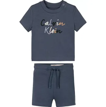 Dětská souprava Calvin Klein Jeans šedá barva, IN0IN00306 IN0IN00306.PPYA 90X, vel. 68