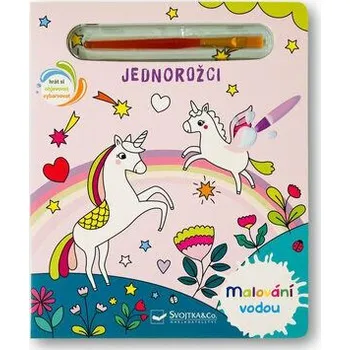 omalovánky Malování vodou Jednorožci