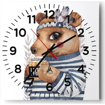 Hodiny Nástěnné hodiny do obýváku 40x40 Abstrakce Tiché hodiny Skleněné hodiny Bez hlučnosti