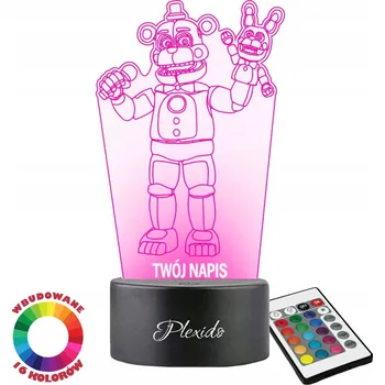 Lampička Plexido vícebarevná Noční lampa