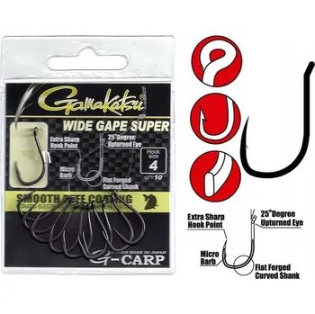 Rybářský háček Háčky s protihrotem Gamakatsu 185034-400 10 ks