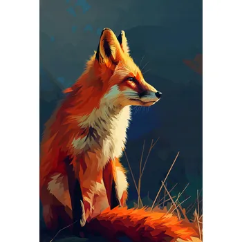 Plakát Plakát Pohled Lišky bez rámu 61 x 90,5 cm