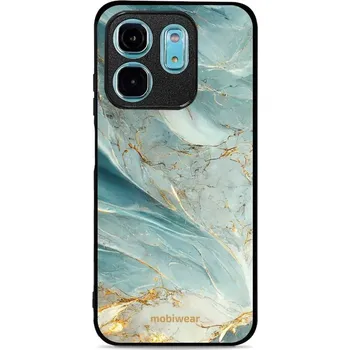 Pouzdro na mobilní telefon Lesklý kryt Mobiwear Glossy - Infinix Smart 9 - G022G Zelenkavý a zlatavý mramor (Prémiové lesklé pouzdro, obal, kryt Mobiwear Glossy na mobil Infinix Smart 9 - G022G Zelenkavý a zlatavý mramor, materiál Plast + TPU silikon - krytí po všech stranách,)