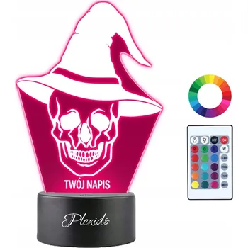 Lampička Noční lampa Plexido vícebarevná