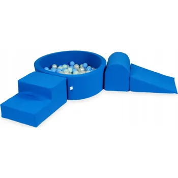 Dětské hřiště Pěnové dětské hřiště s kulatým bazénkem, modré