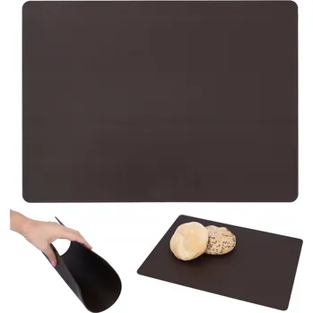 Kuchyňské prkénko Kuchyňská krájecí deska flexibilní plastová ohebná hnědá podložka na maso